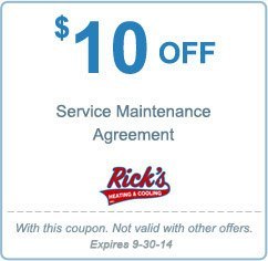 $10 off service maintenance agreement