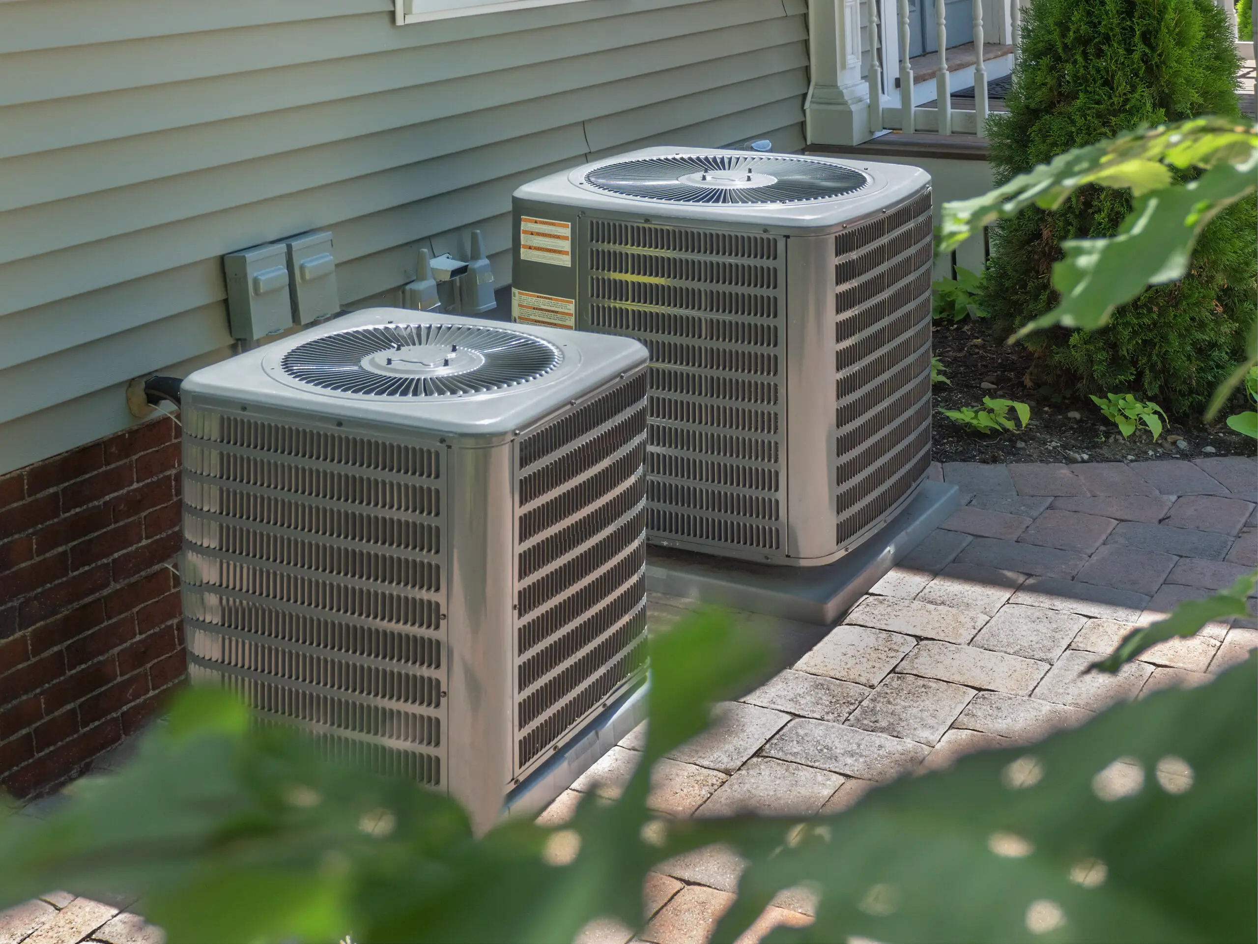 air conditioning units outside of house